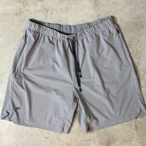 Fabletics Gray Athletic Shorts Lightweight Elastic Waist